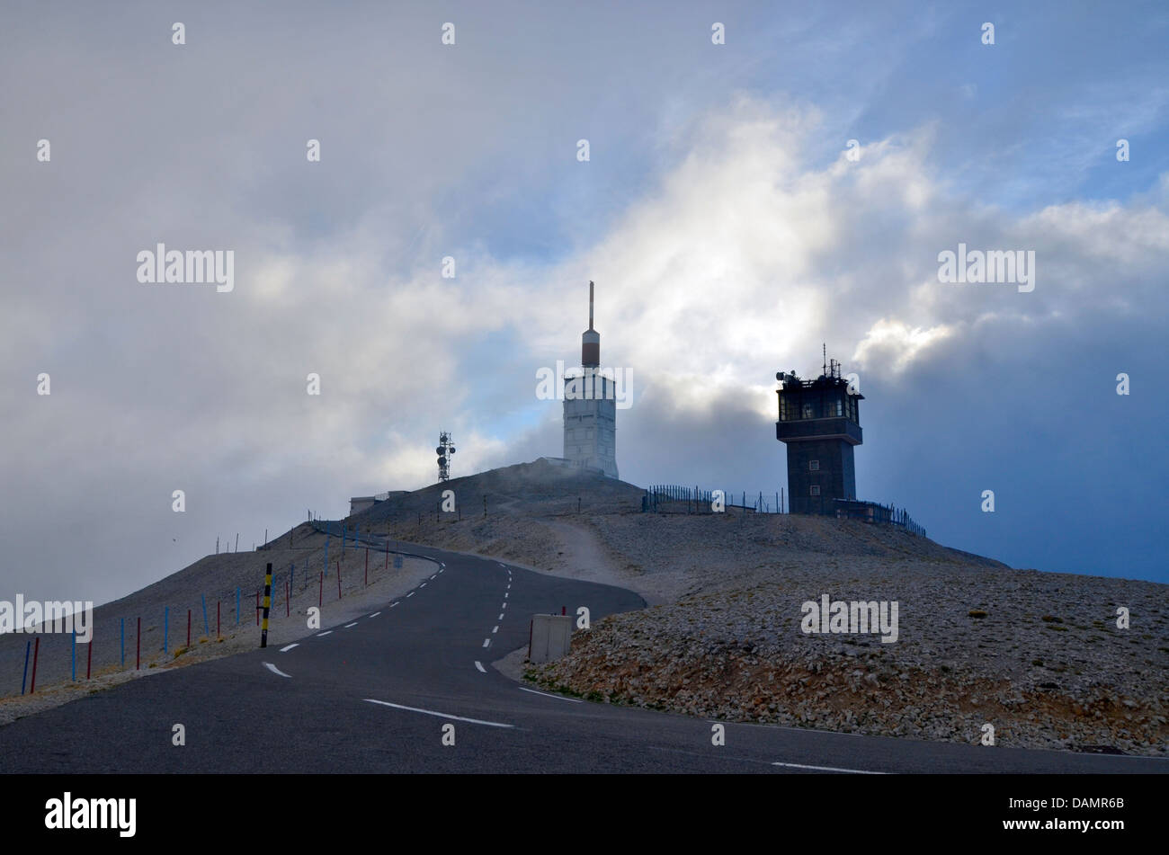 Mont Ventoux Provence, Francia, Tour de France, corsa in bicicletta Foto Stock