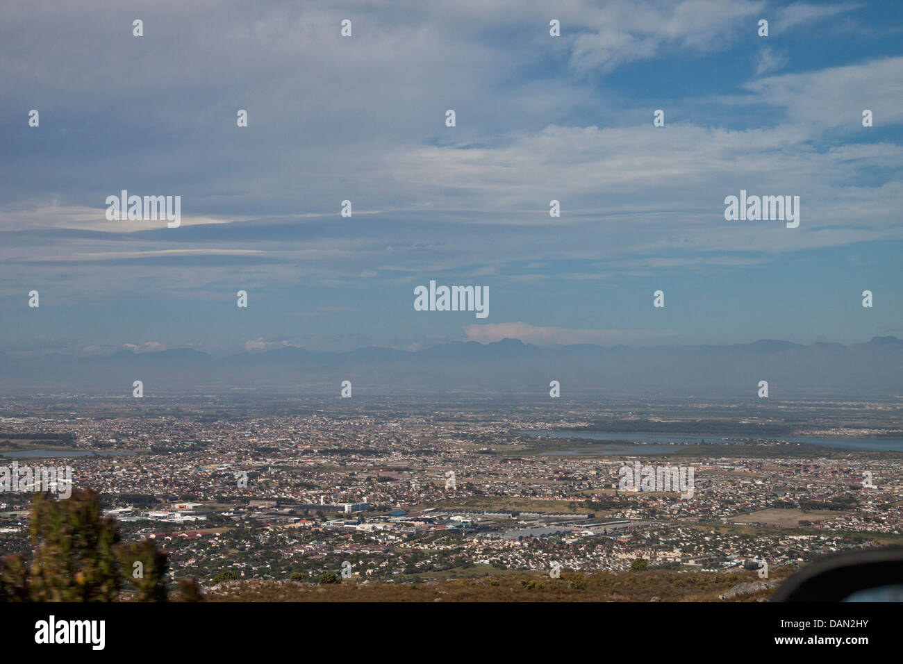 Vista sulla città del Capo, Sud Africa Foto Stock