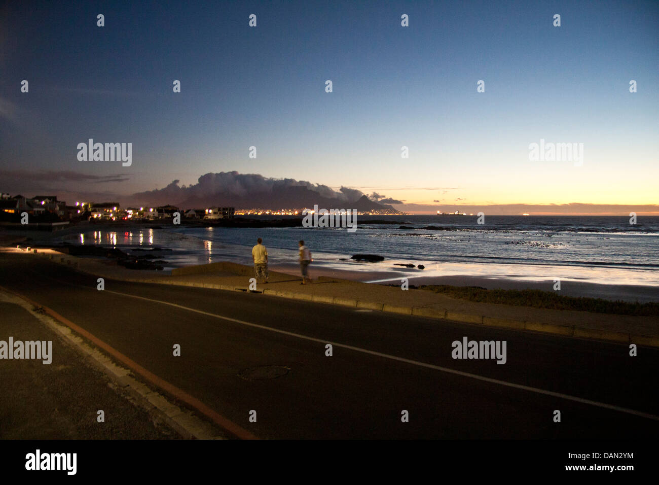 Bloubergstrand, cape town, Western Cape, Sud Africa Foto Stock