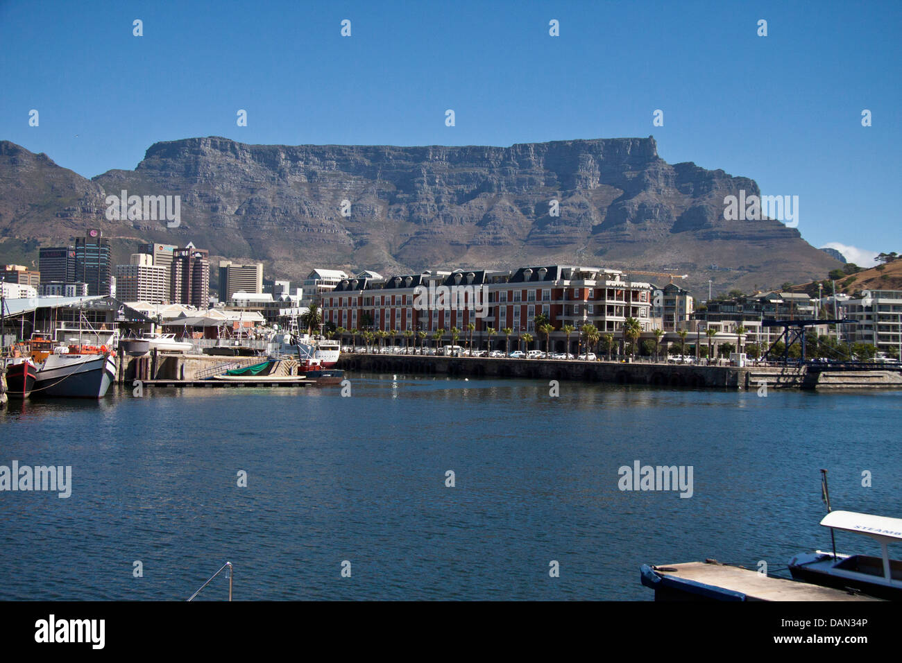 Città del Capo e di table mountain, sud africa Foto Stock