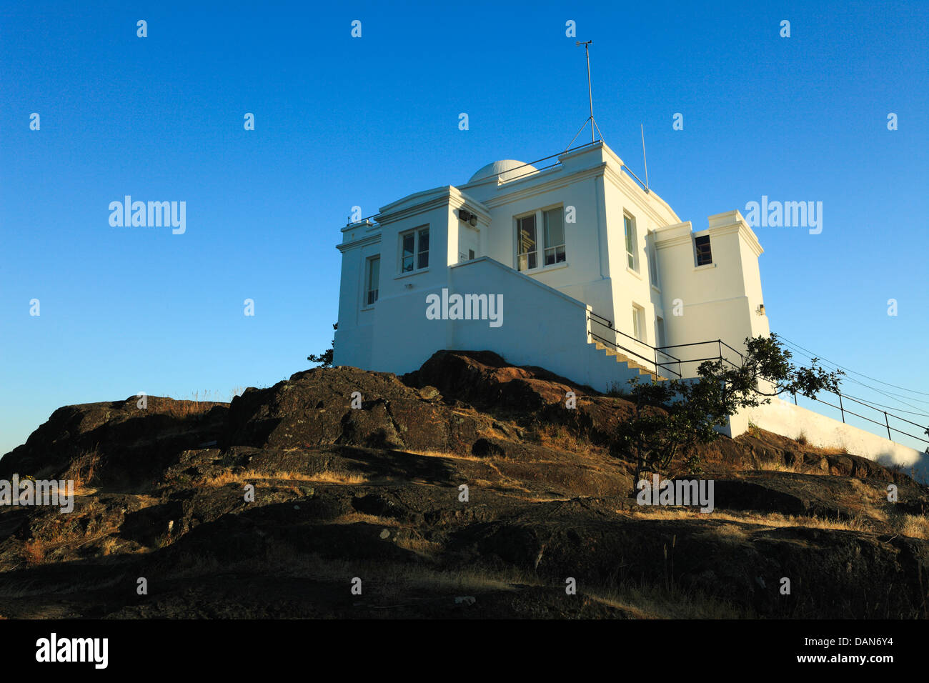 Gonzales Hill osservatorio edificio del patrimonio in Gonzales Hill Park-Victoria regionale, British Columbia, Canada. Foto Stock