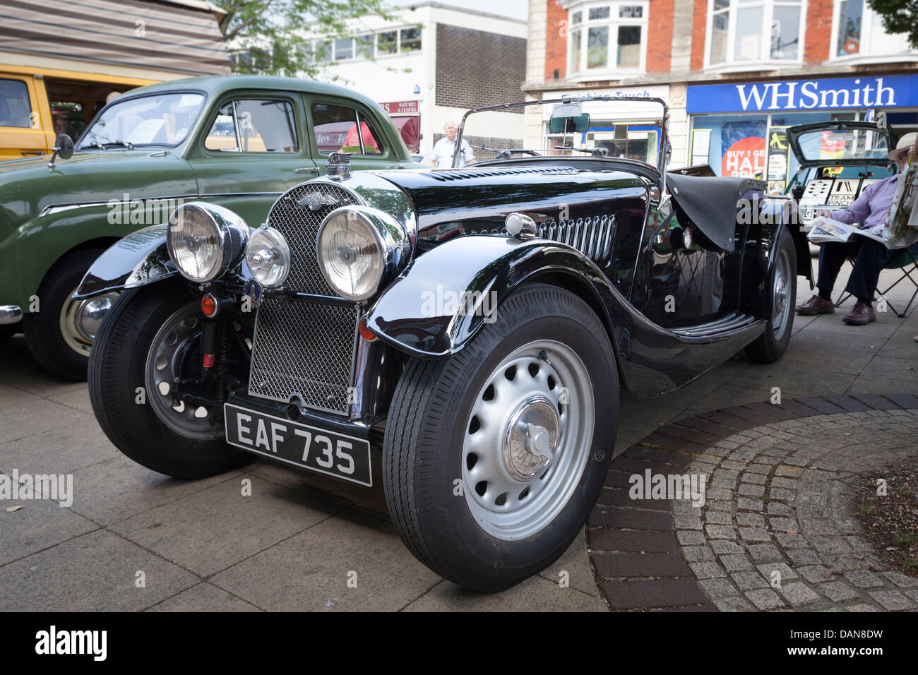 Classic Morgan plus 8 all'auto show Foto Stock