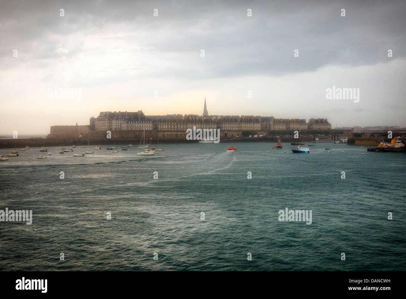 Saint-Malo, Brittany, Francia Foto Stock