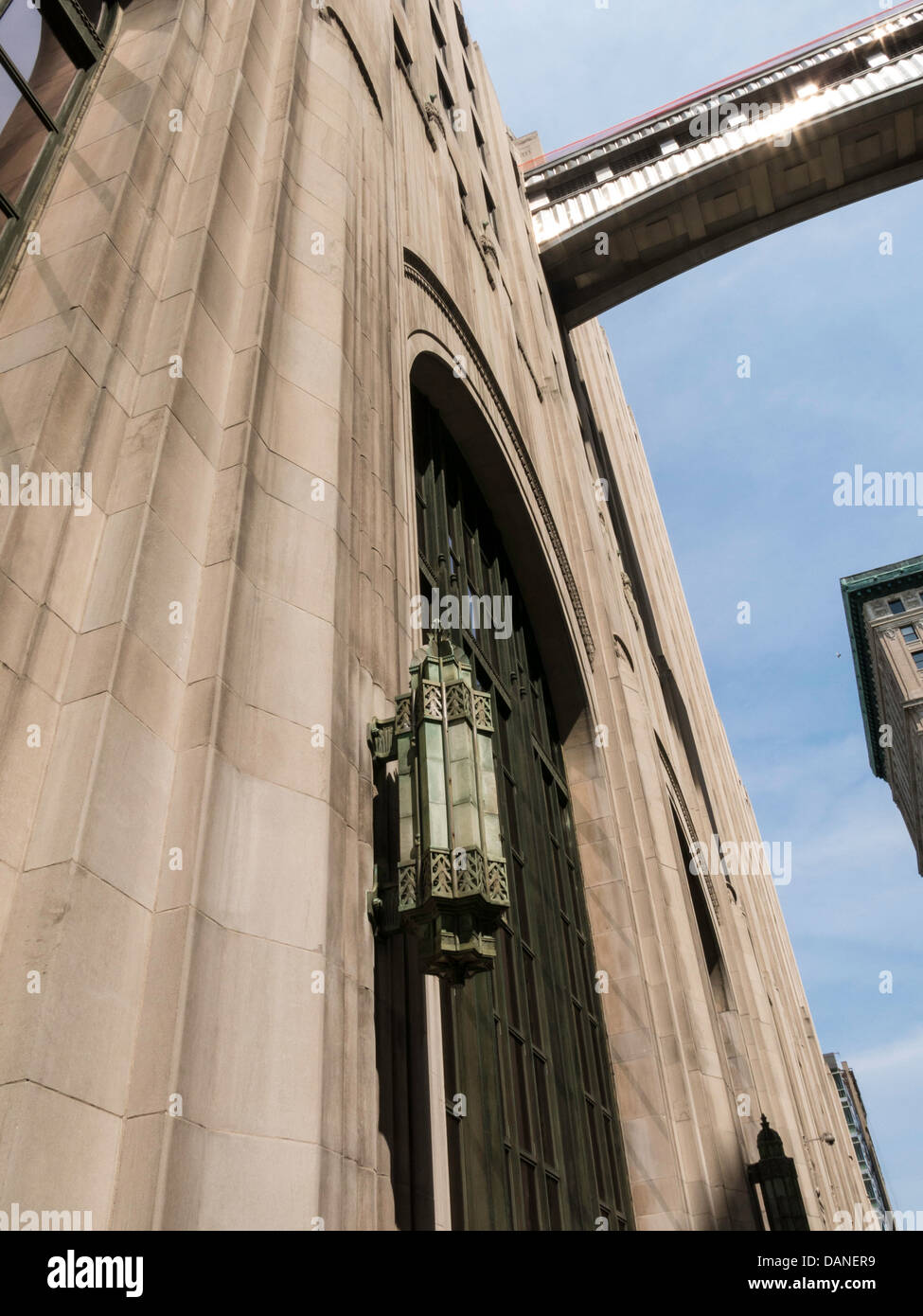 La facciata della vita metropolitana north building,11 Madison Avenue East 24th Street, New York, Stati Uniti d'America Foto Stock