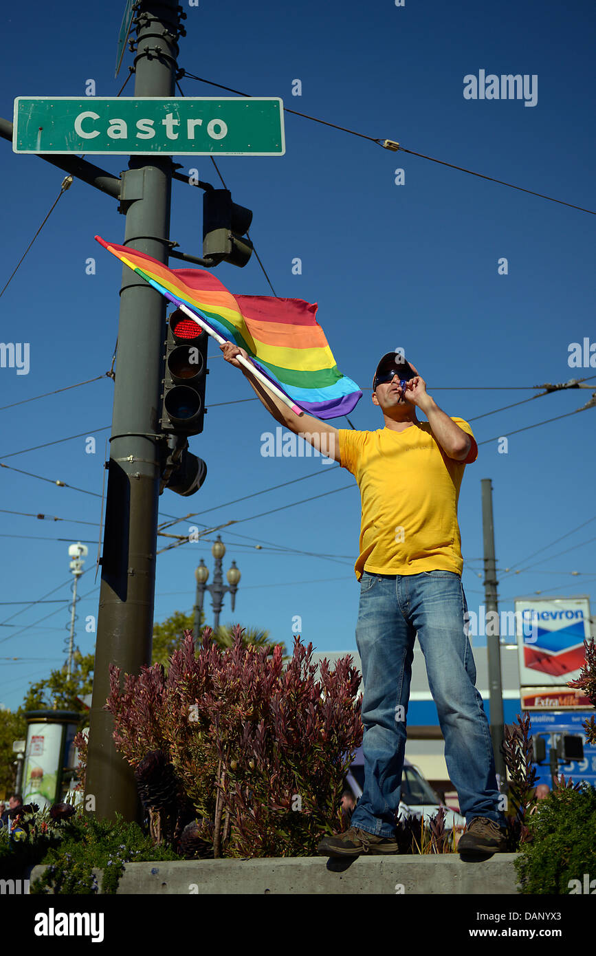 Castro matrimonio gay sentenza della Corte suprema di san francisco Foto Stock
