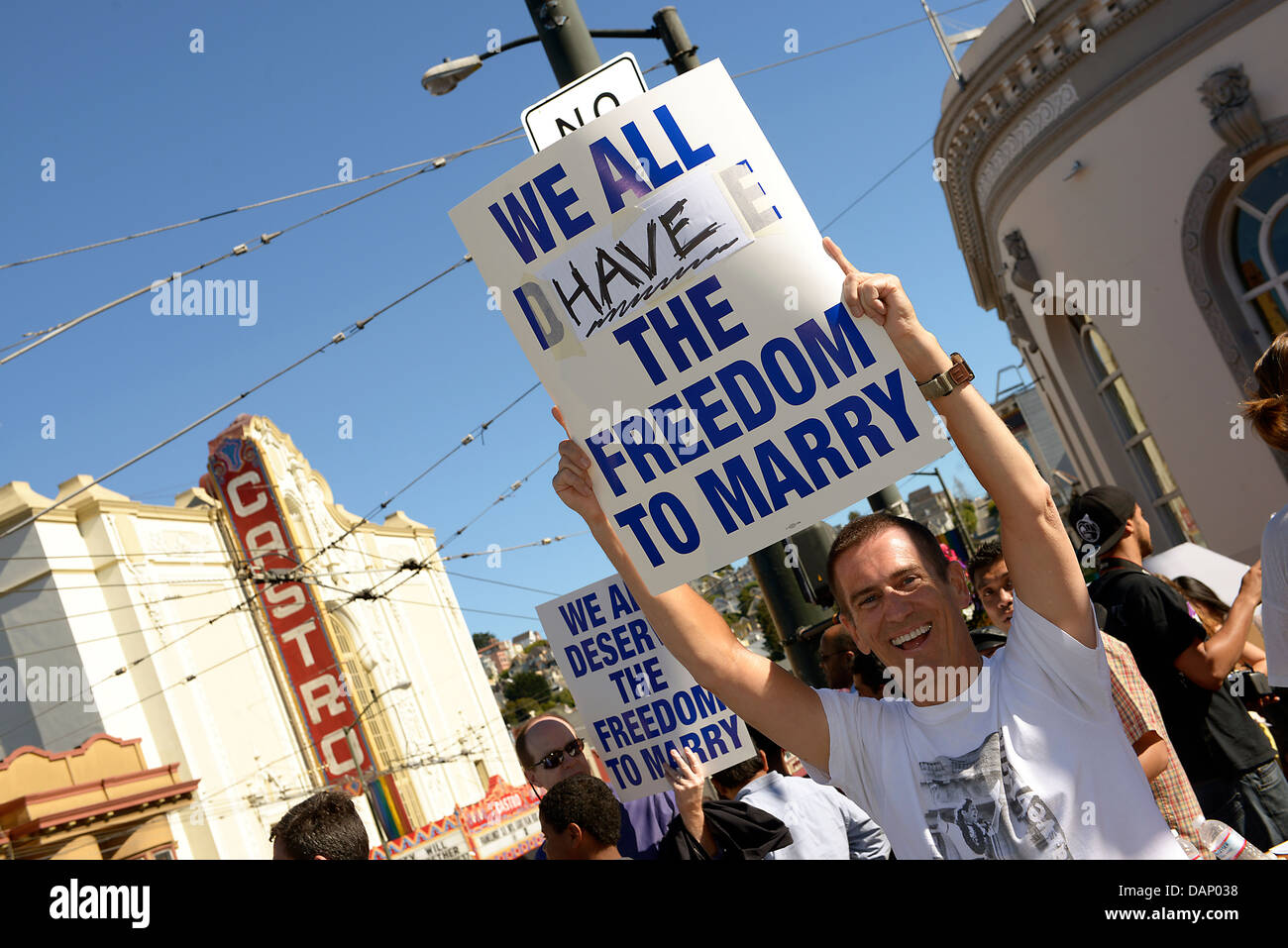 Castro matrimonio gay sentenza della Corte suprema di san francisco Foto Stock