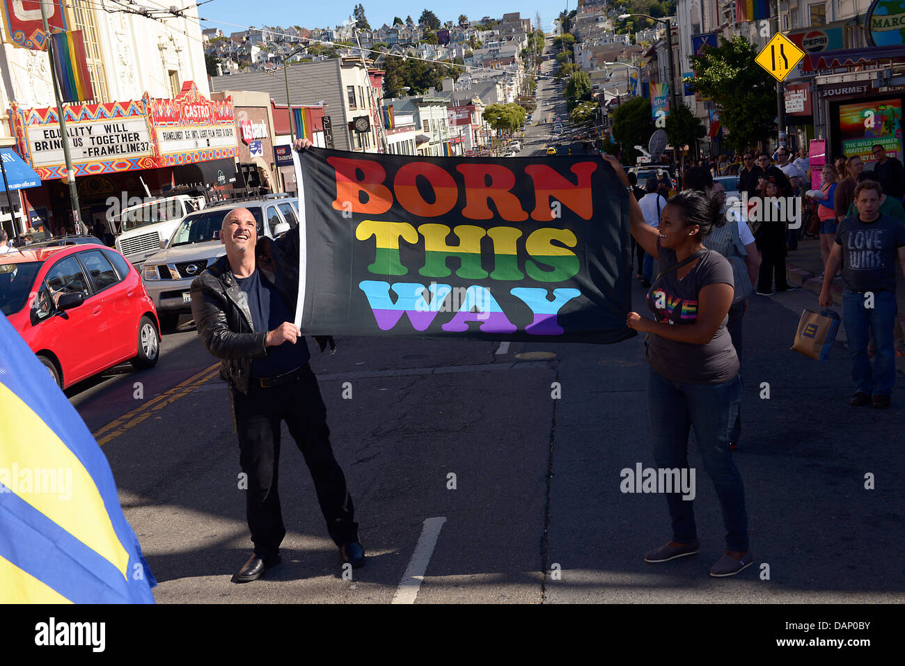 Castro matrimonio gay sentenza della Corte suprema di san francisco Foto Stock
