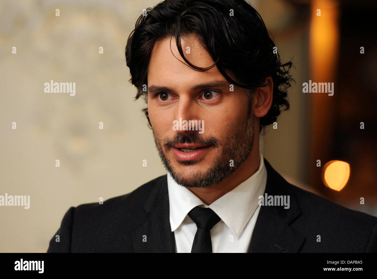 Il protagonista Joe Manganiello arriva per il tedesco premiere della quarta stagione della serie "vero sangue" a Monaco di Baviera, Germania, 08 agosto 2011. La quarta stagione della US-serie sarà in onda in Germania inizio del 2012 su Syfy. Foto: Tobias Hase Foto Stock