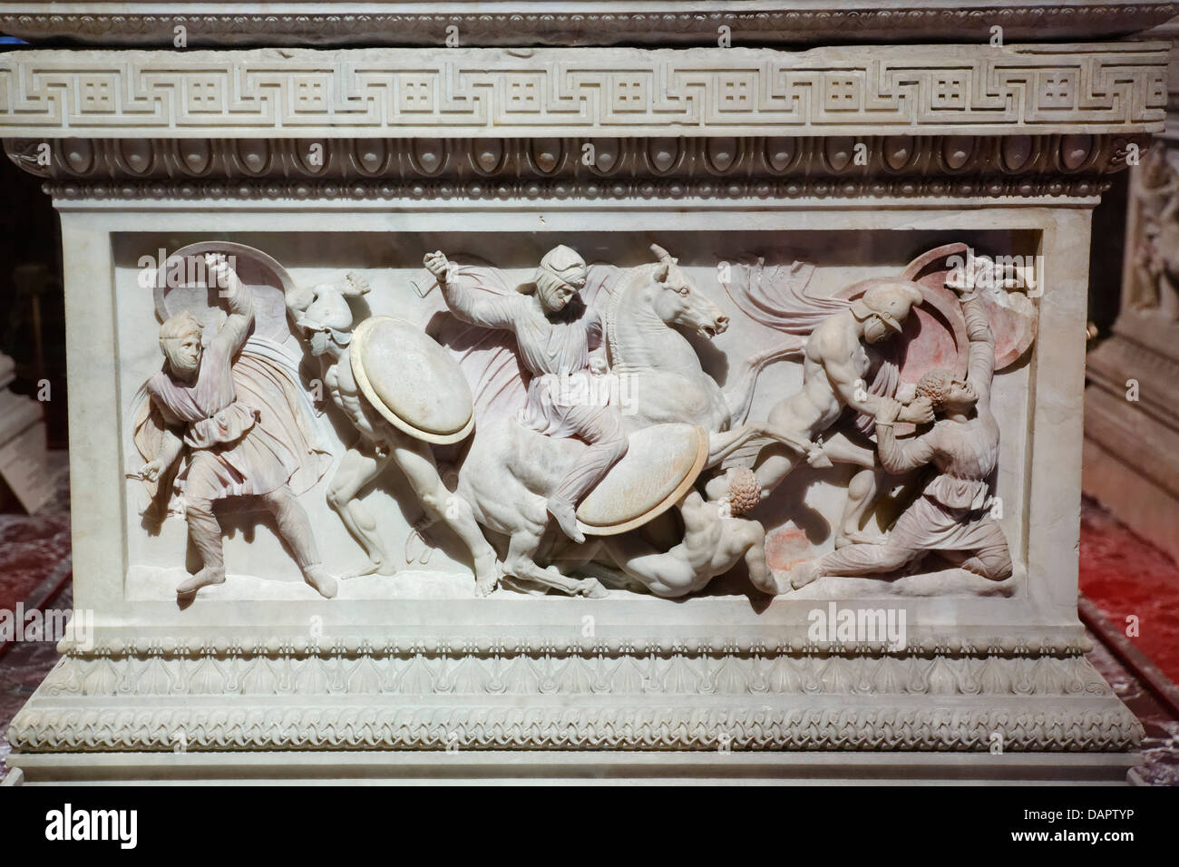 Turchia, Istanbul, interno del sarcofago Alexander Foto Stock