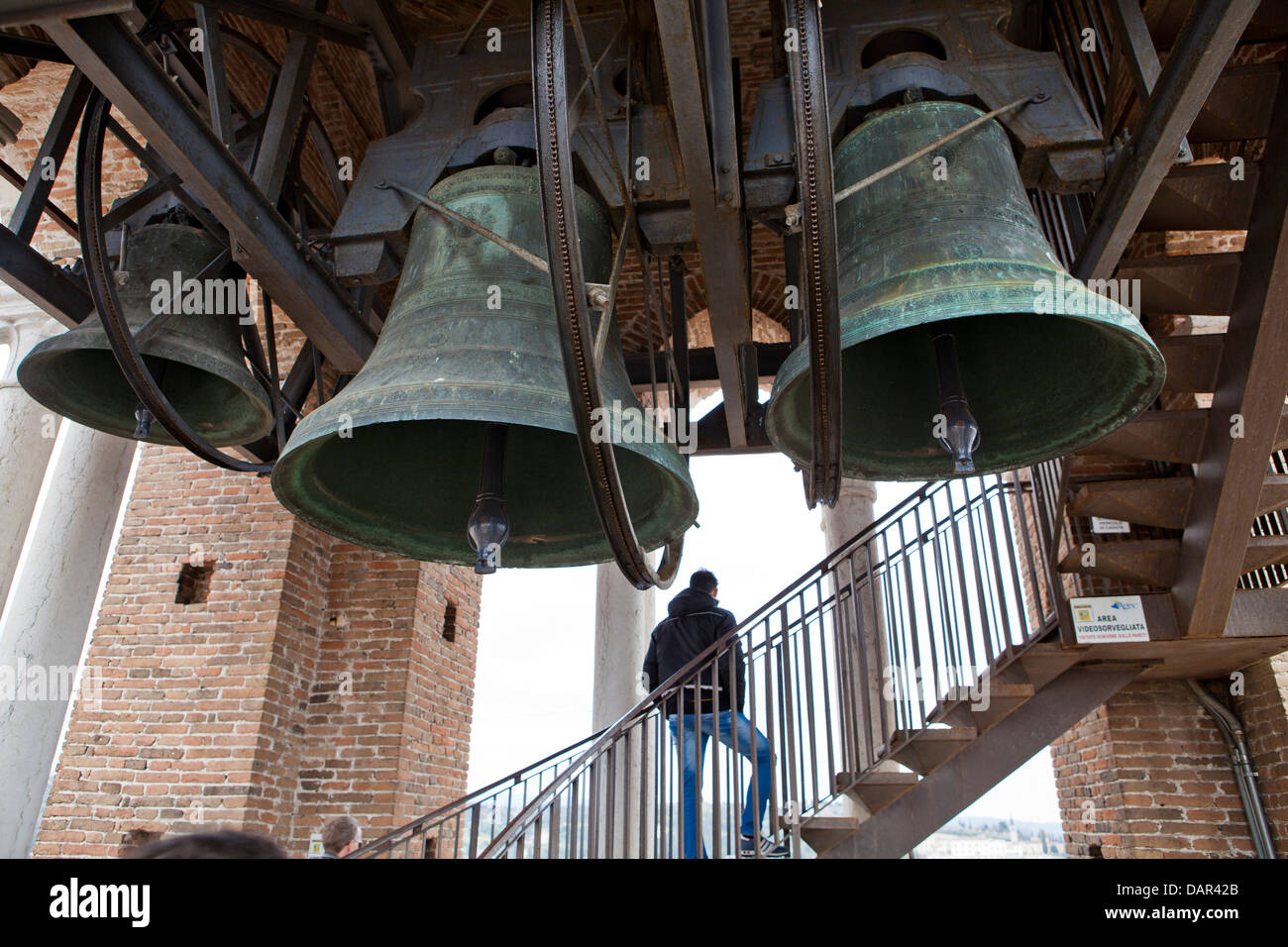 Torre dei Lamberti,Verona,veneto,Italia Foto Stock