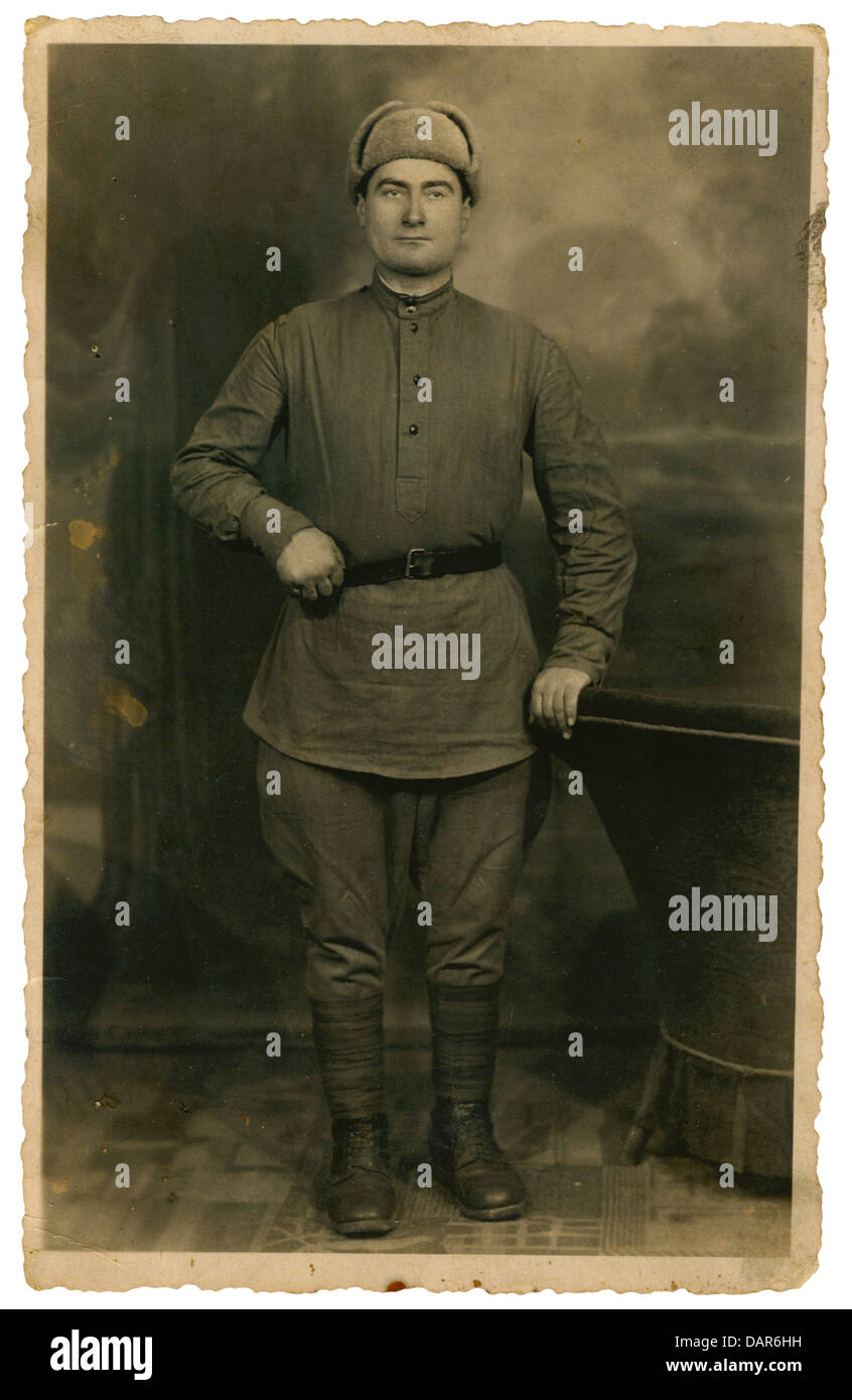 Vecchia foto dall'archivio di famiglia Foto Stock