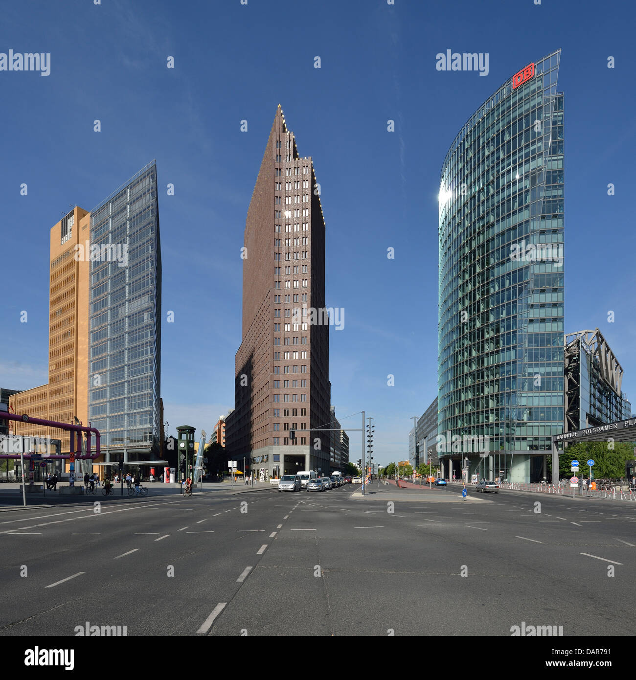 Berlino. Germania. Potsdamer Platz. Foto Stock