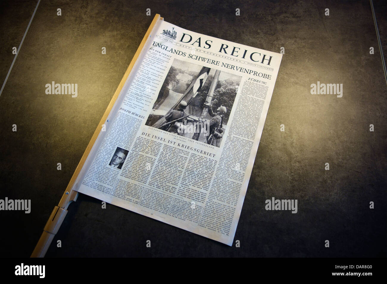 Berlino. Germania. Topografia del Terrore, Sito di ex nazista di istituzioni tra cui la Gestapo e SS HQ. Foto Stock