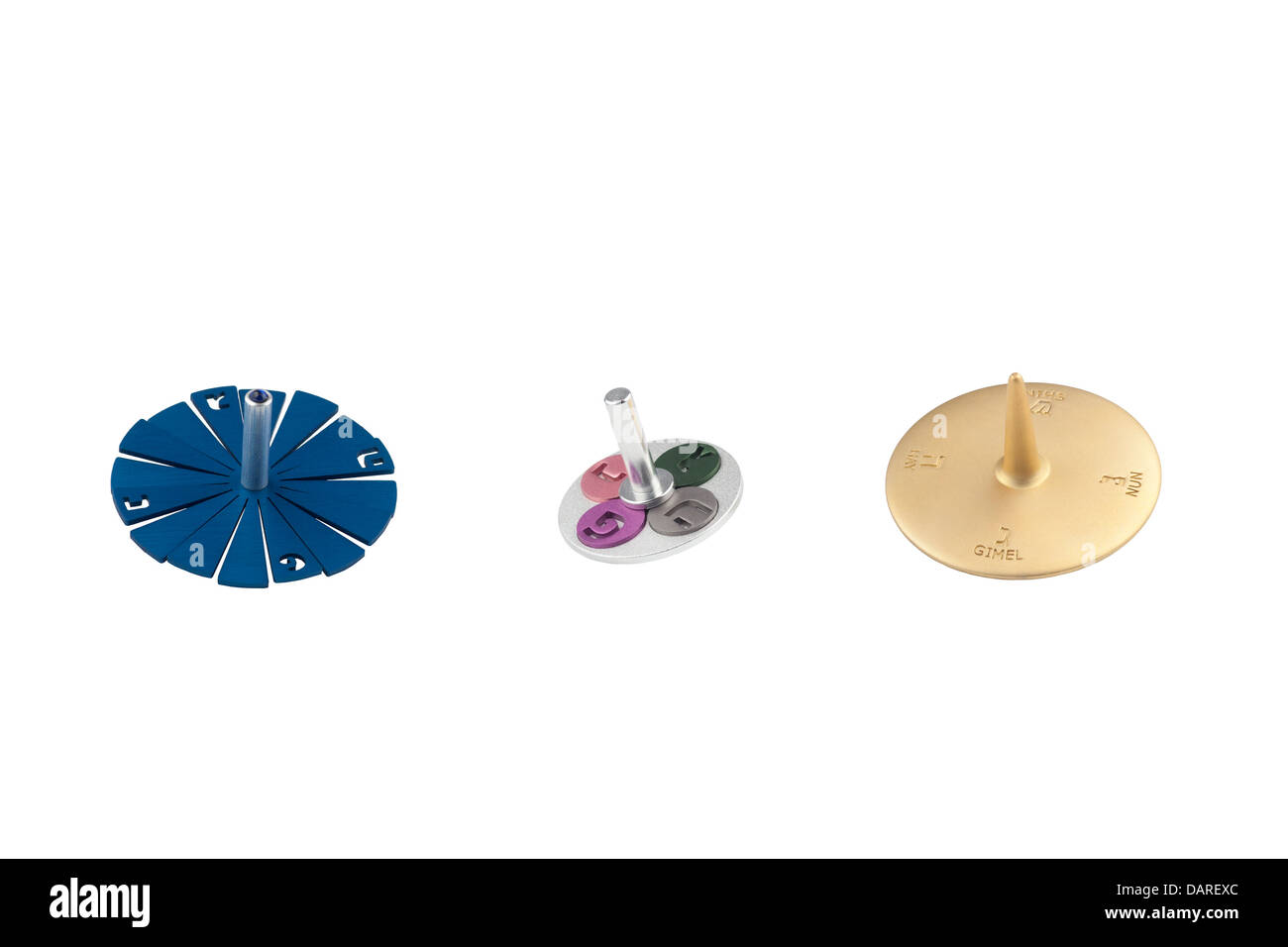 Dreidels Foto Stock