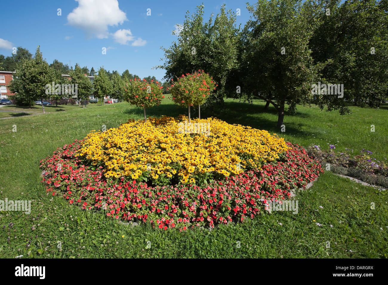 Il parco della città paesaggi, Lappeenranta FINLANDIA Foto Stock