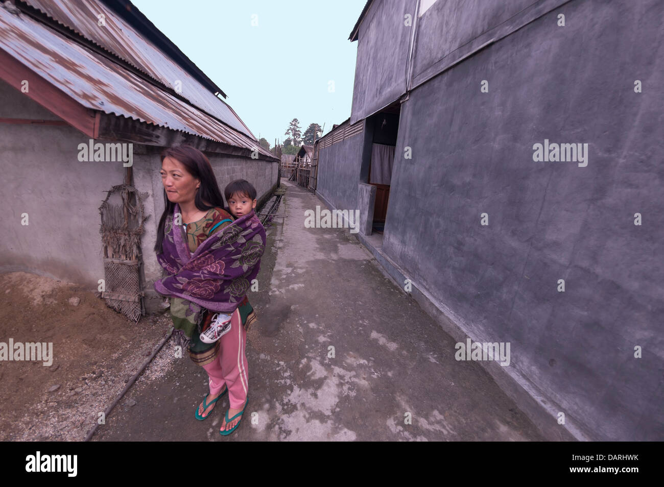 Bambino moderno [Indian] Foto Stock