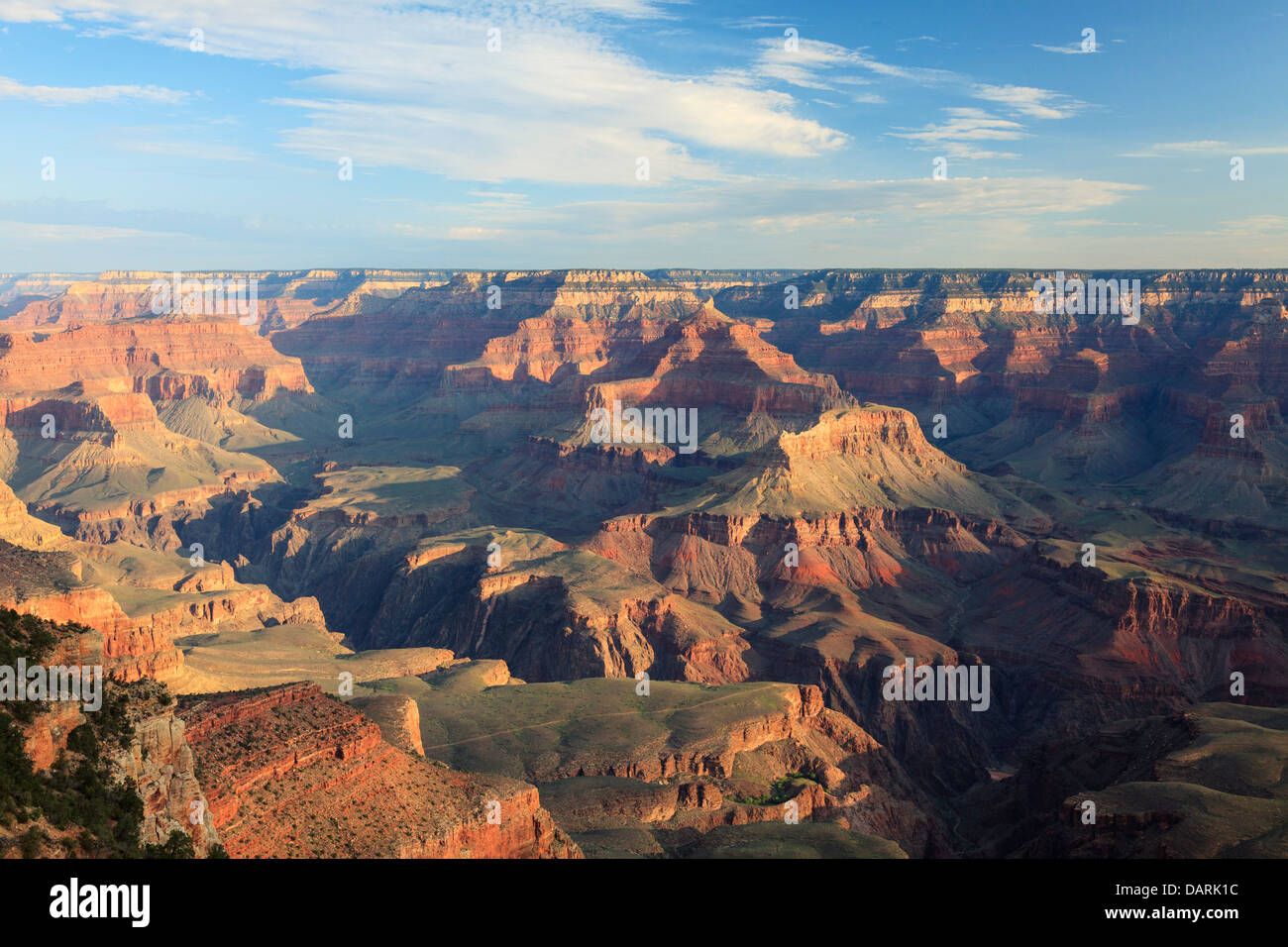 Stati Uniti d'America, Arizona, il Parco Nazionale del Grand Canyon (South Rim), Mather Point Foto Stock