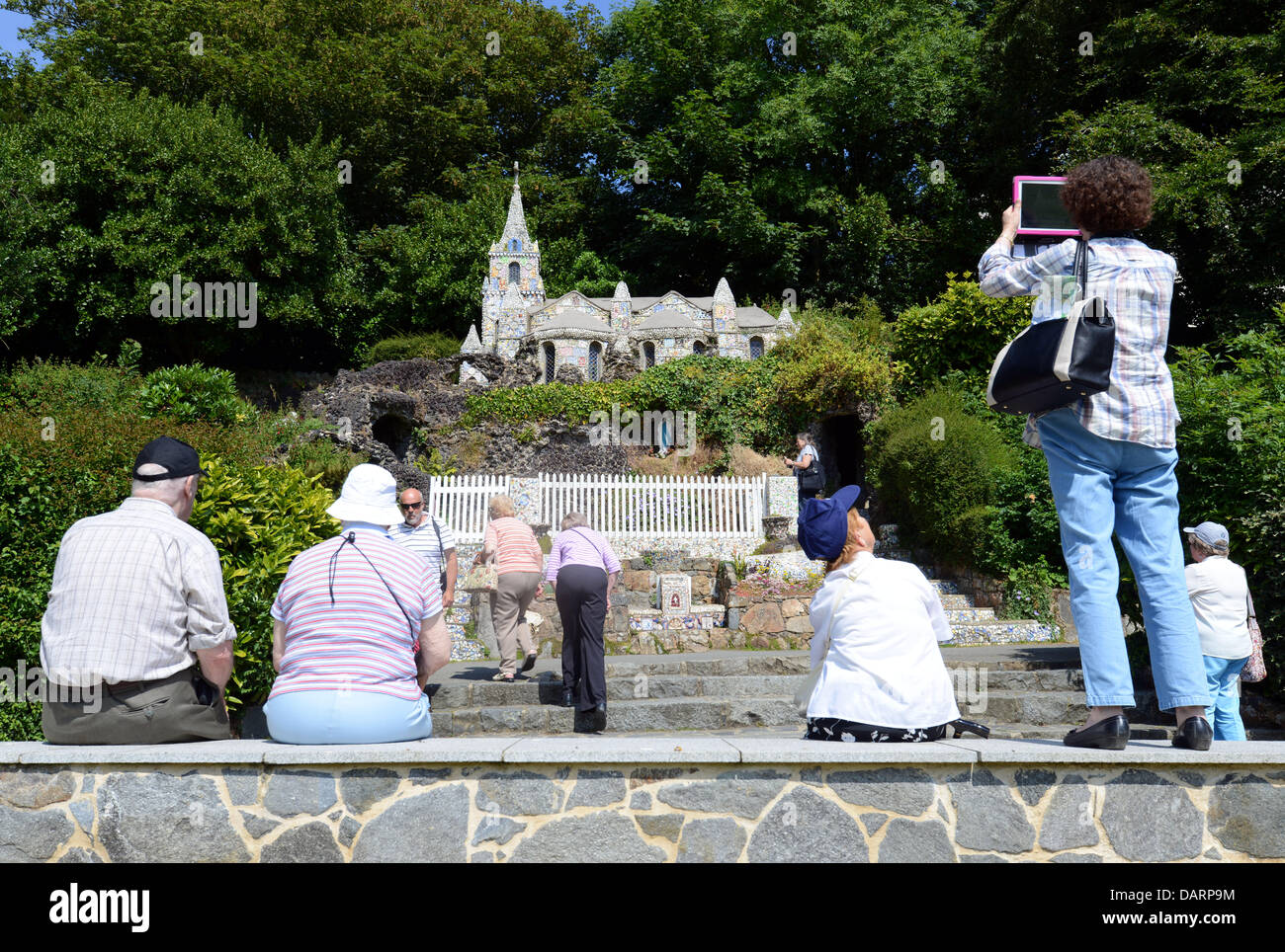 Guernsey, piccola cappella a Les Vauxbelets, Guernsey, Isole del Canale Foto Stock