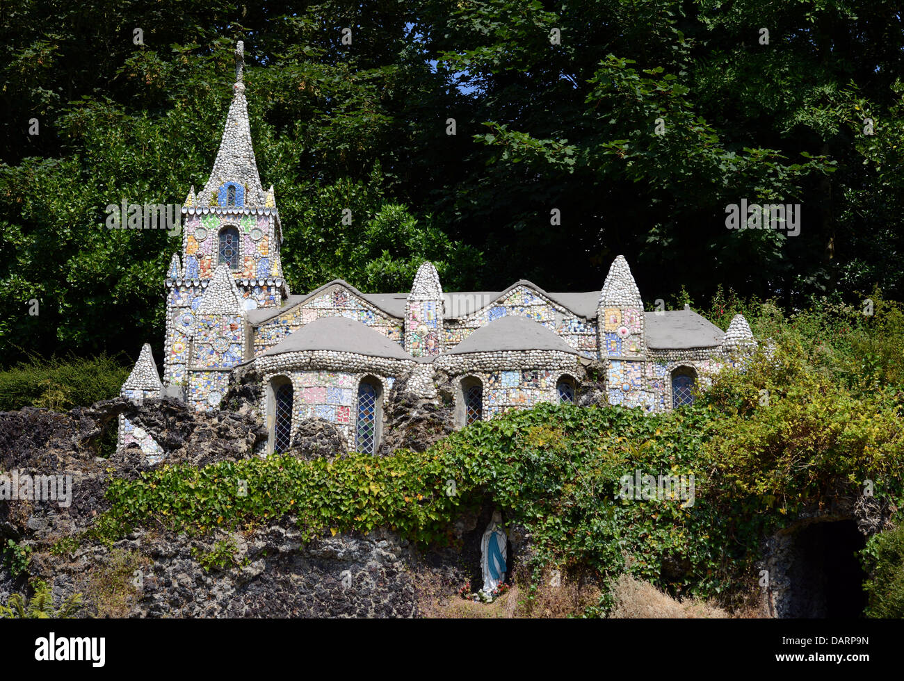 Guernsey, piccola cappella a Les Vauxbelets, Guernsey, Isole del Canale Foto Stock