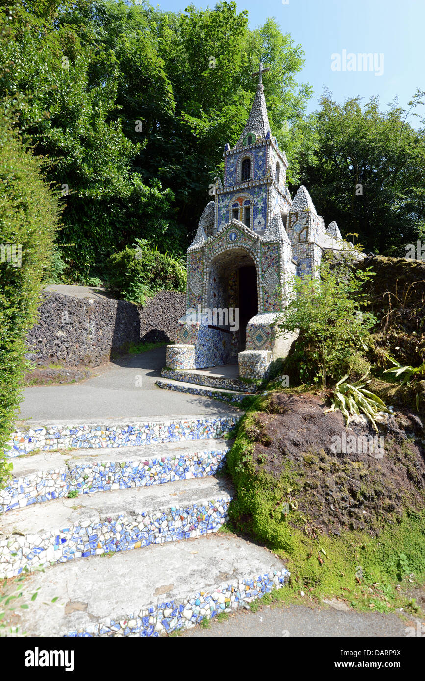 Guernsey, piccola cappella a Les Vauxbelets, Guernsey, Isole del Canale Foto Stock