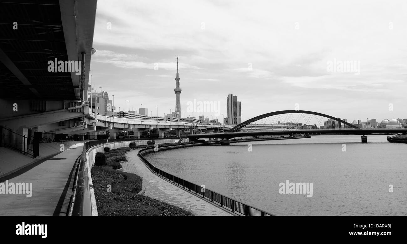 Sumida riverside Foto Stock
