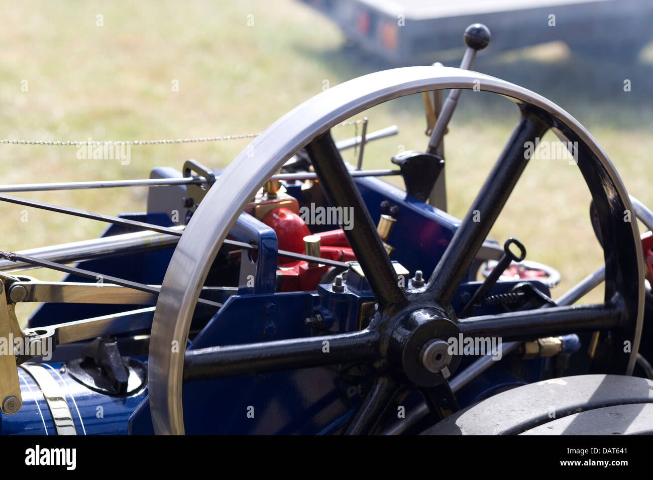 Motore a vapore in un Rally a vapore Foto Stock