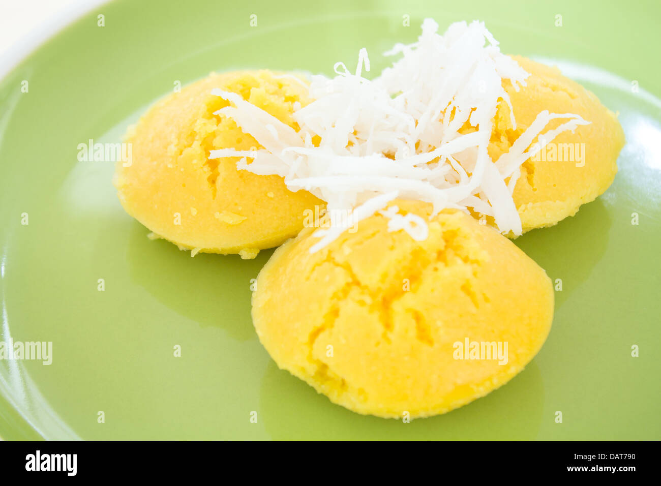 Thai dessert. (Thai sugar palm torta) Foto Stock