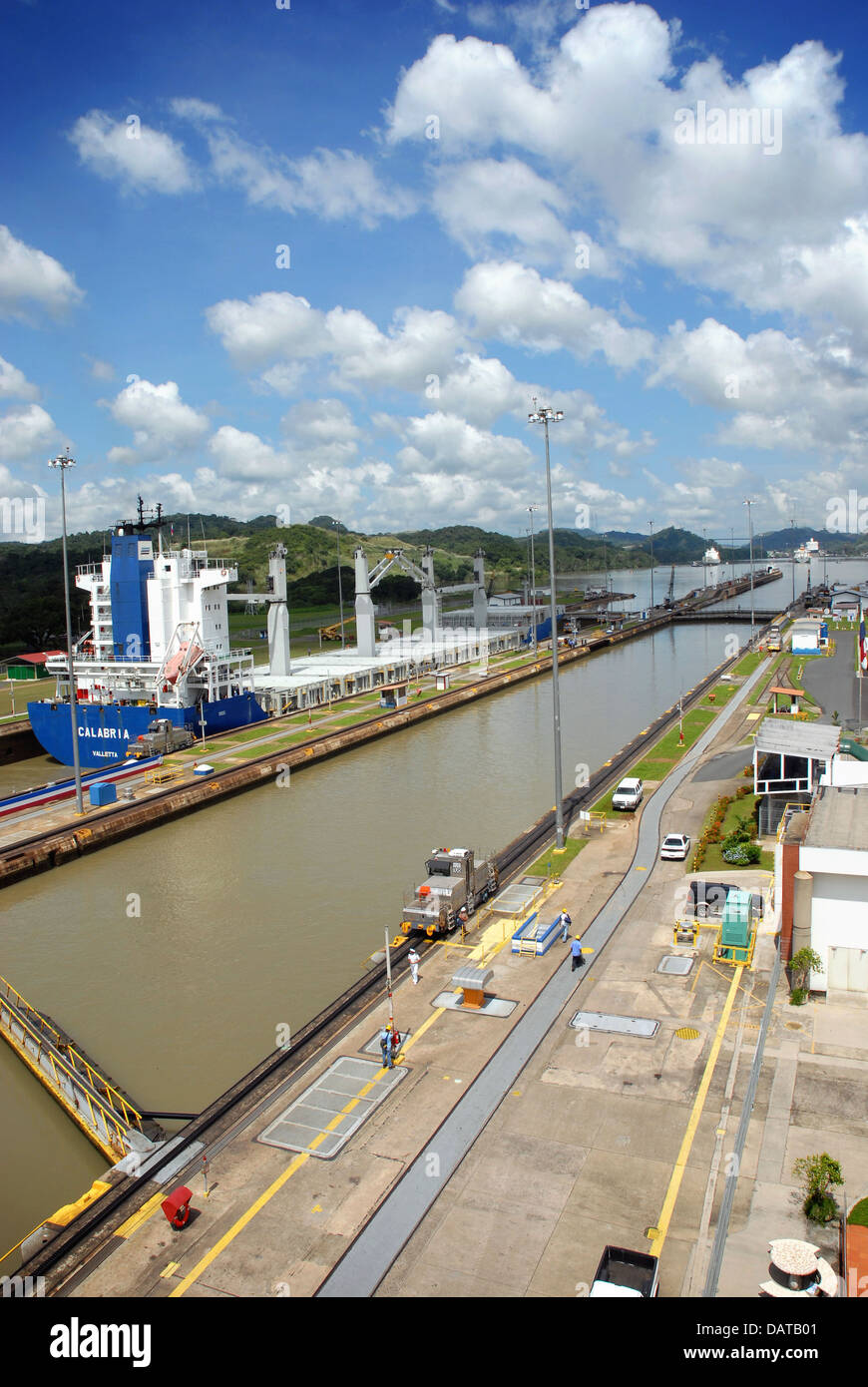 Canale di Panama Foto Stock