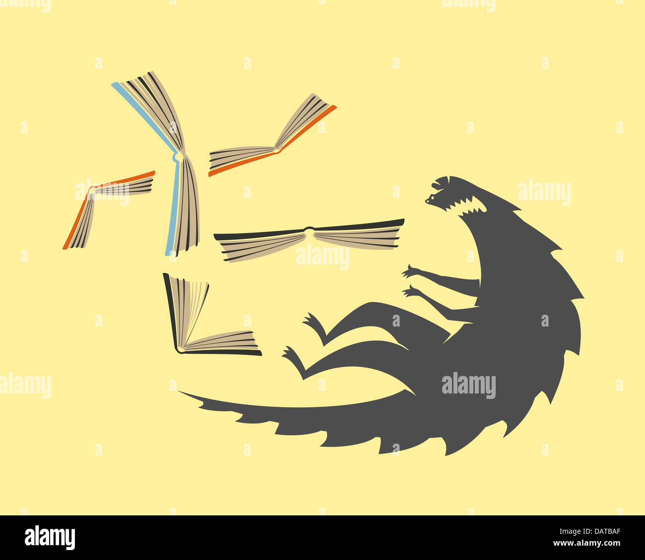Il potere della conoscenza Foto Stock