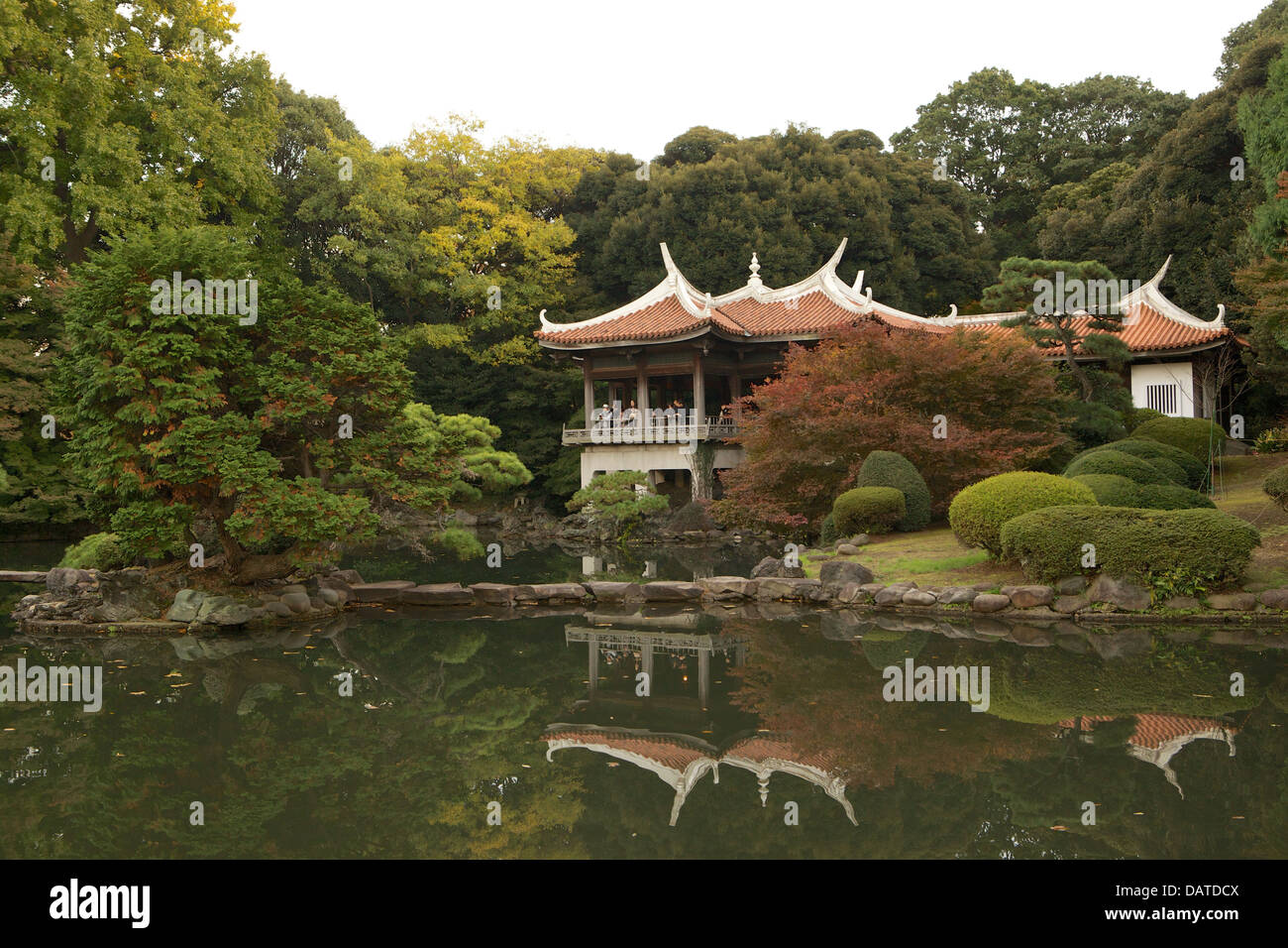 Shinjuku Gyoen National Garden a Tokyo in Giappone Foto Stock