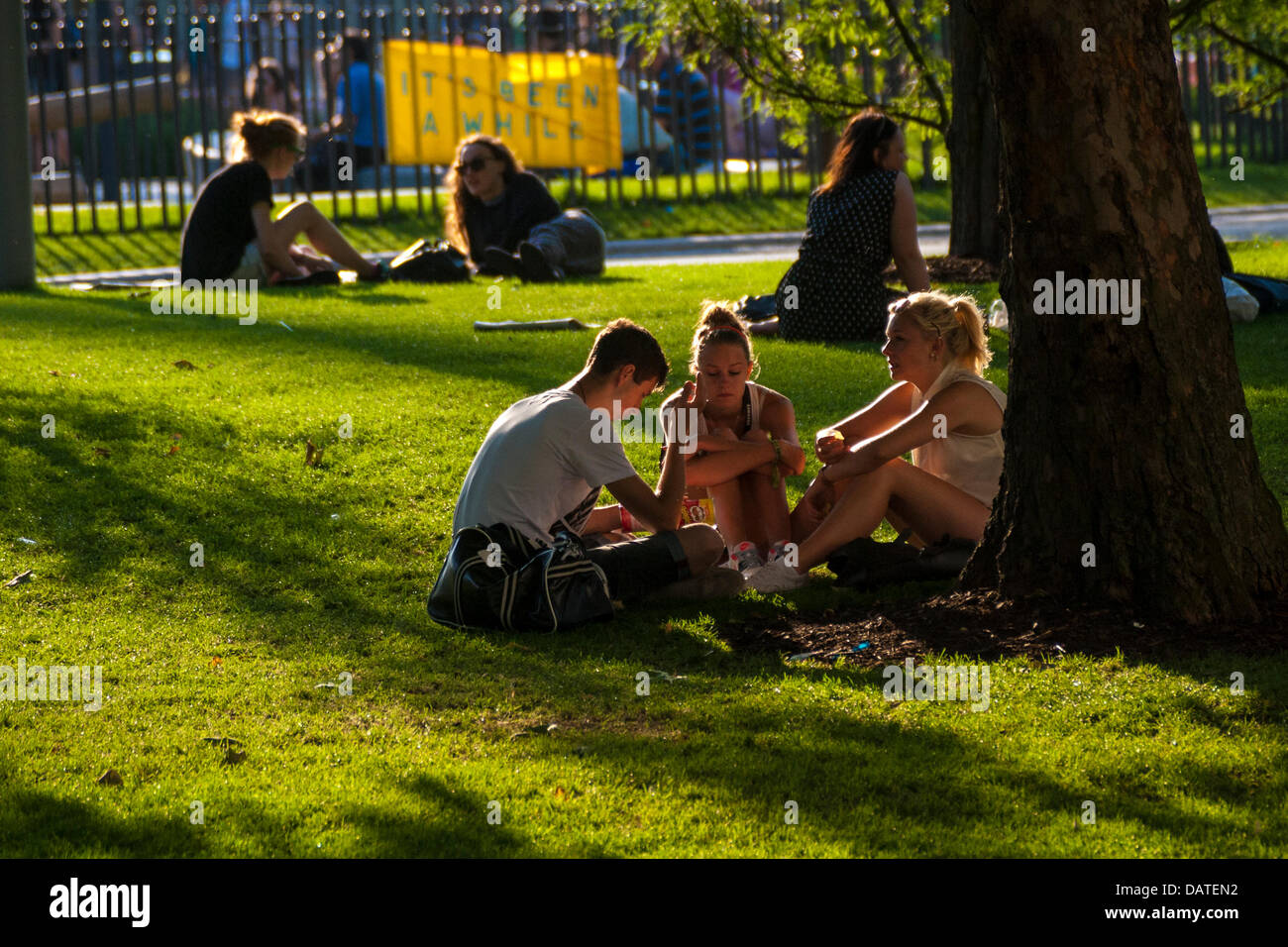 Londra, Regno Unito. 18 Luglio, 2013. Meteo UK Credit: Paolo Davey/Alamy Live News Foto Stock