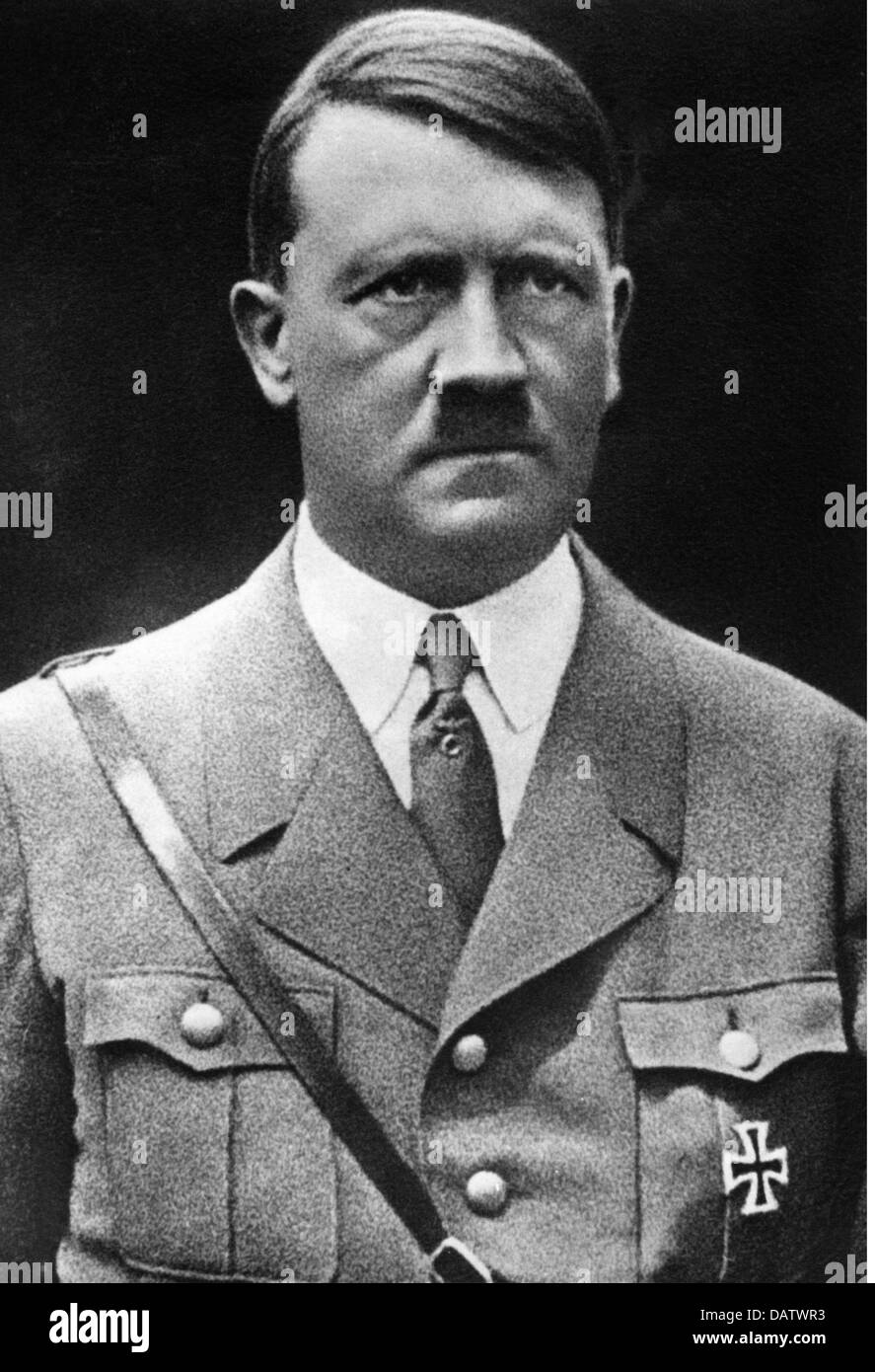 Hitler, Adolf, 20.4.1889 - 30.4.1945, politico tedesco (NSDAP), Cancelliere 30.1.1933 - 30.4.1945, ritratto, 1930s, Foto Stock