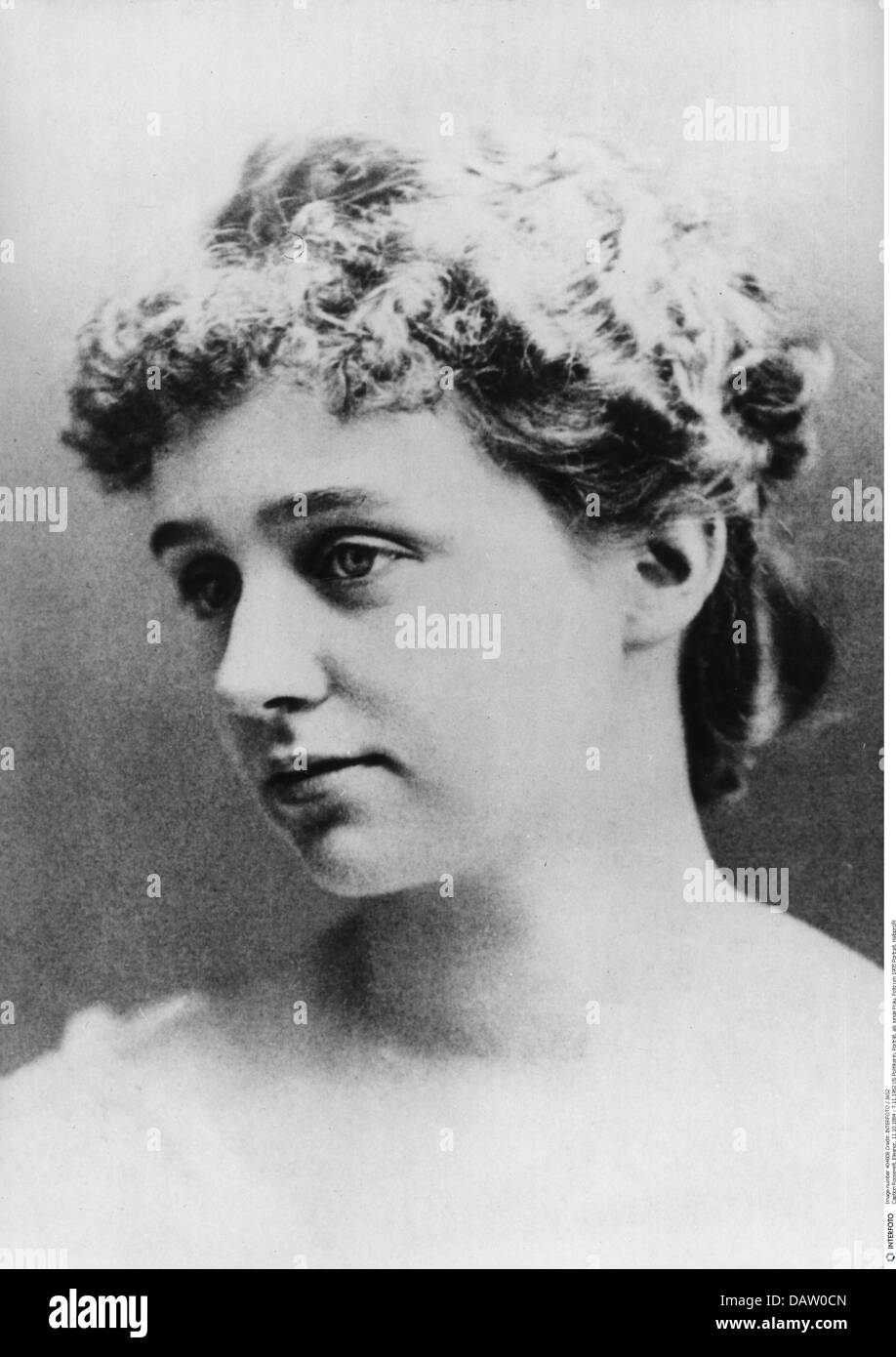 Roosevelt, Anna Hall, 17.3.1863 - 7.12.1892, signora della società americana, ritratto, circa 1880, Foto Stock
