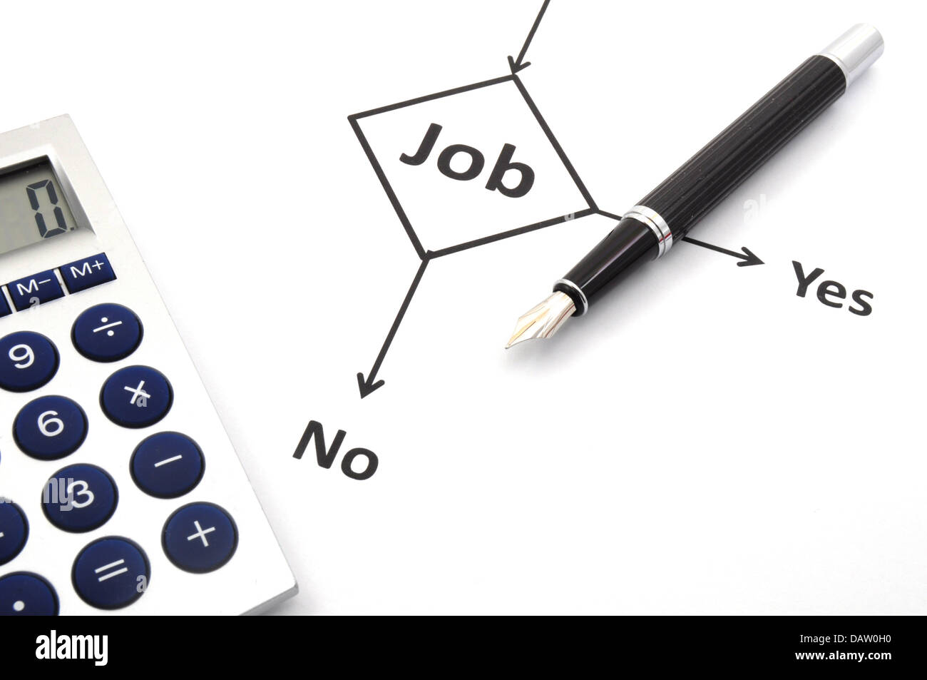 Il lavoro Foto Stock