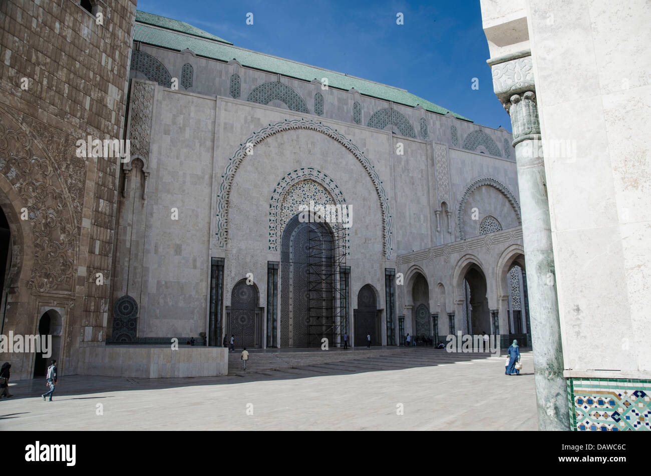 Moschea di Hassan II Foto Stock