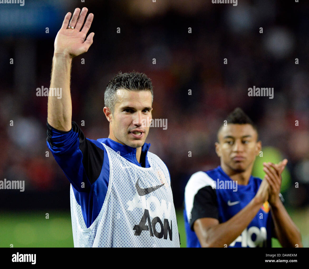 Sydney, Australia. 19 Luglio, 2013. Robin van Persie durante il Manchester United la sessione di training prima di più di 22.000 tifosi precedendo la pre stagione tour gioco contro la UN-lega tutte le stelle a Allianz Stadium di Sydney. Credito: Azione Sport Plus/Alamy Live News Foto Stock