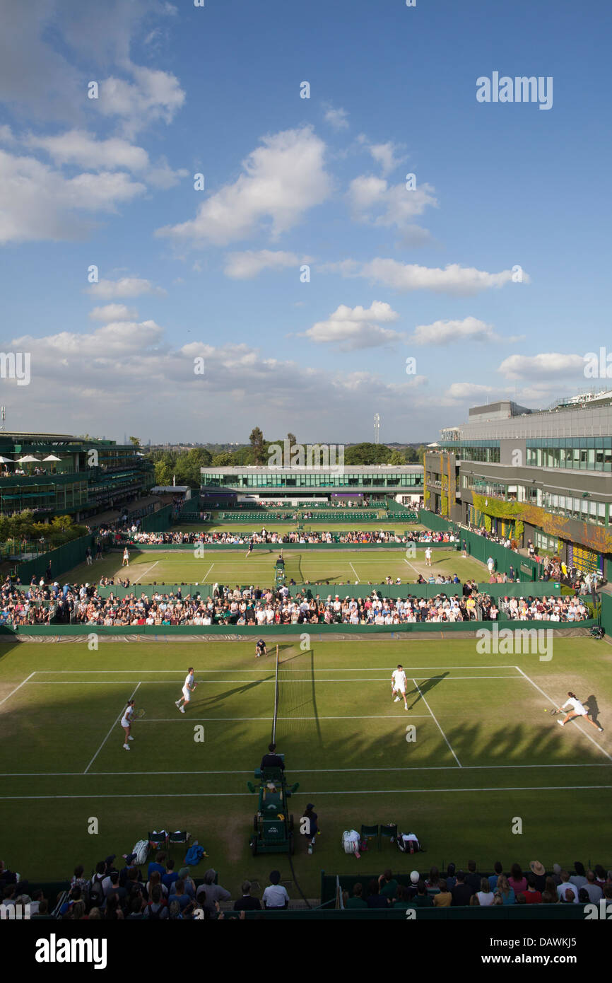All England Lawn Tennis & Croquet Club, Wimbledon Tennis Championships 2013 Foto Stock