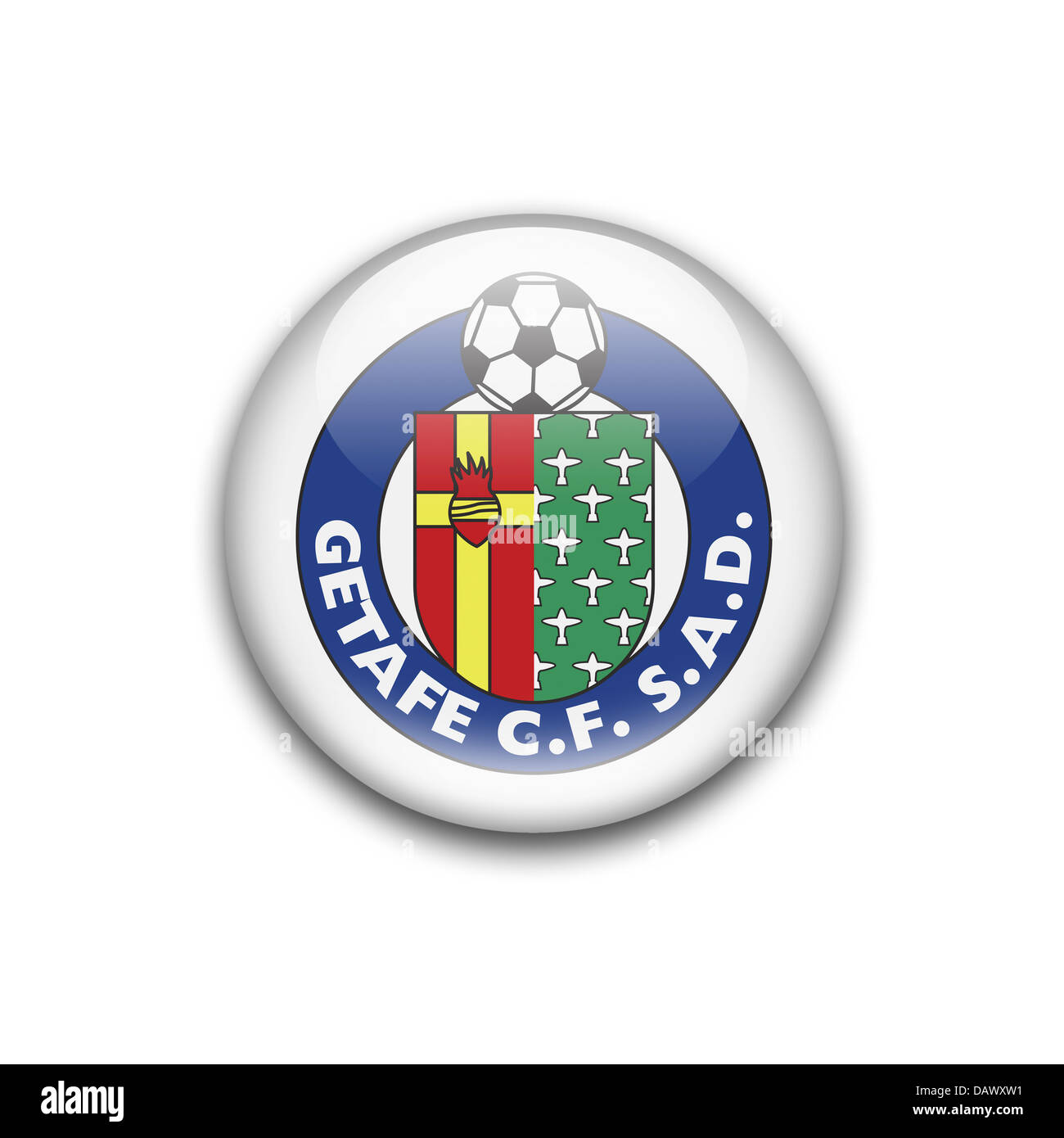 Geta fe C.F. S.A.D icona bandiera emblema simbolo del logo Foto Stock