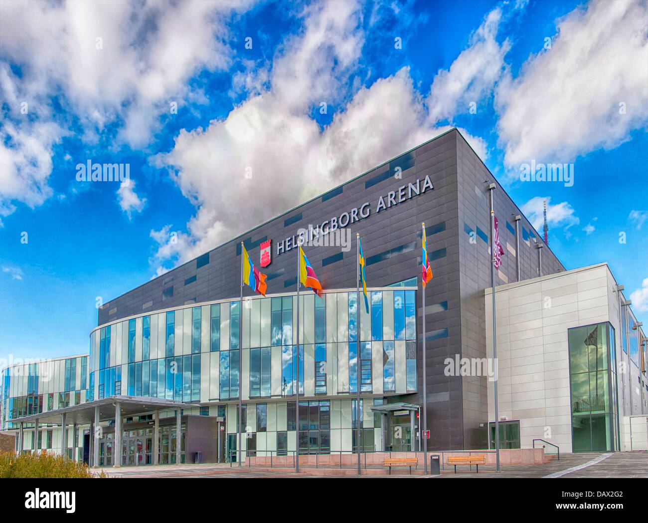 Concerto e sports arena a Helsingborg, Svezia. Foto Stock