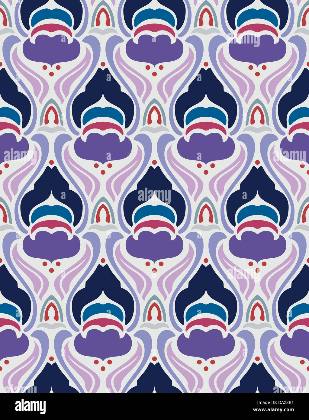 Art deco pattern senza giunture Foto Stock