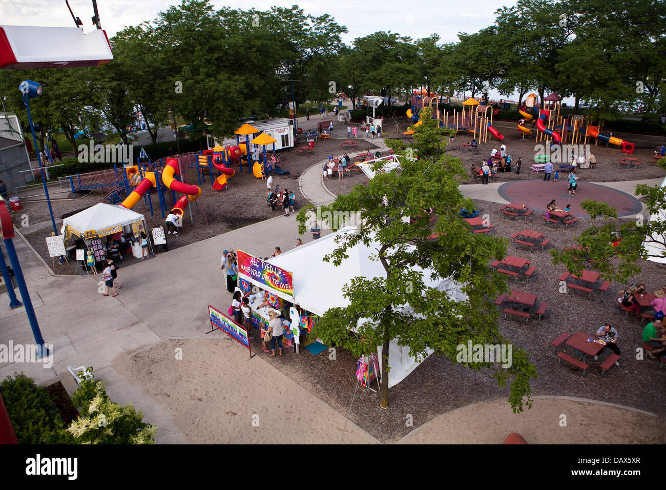 Teatro per bambini & PlayZone è visto sul Henry W. Maier Festival Park (Summerfest Grounds) in Milwauke Foto Stock