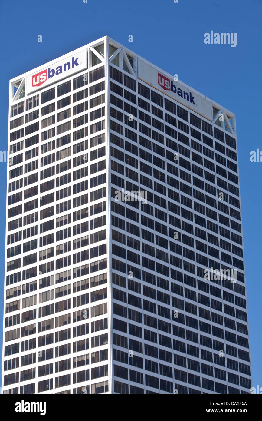 Gli Stati Uniti Centro della banca è visto in Milwaukee Foto Stock