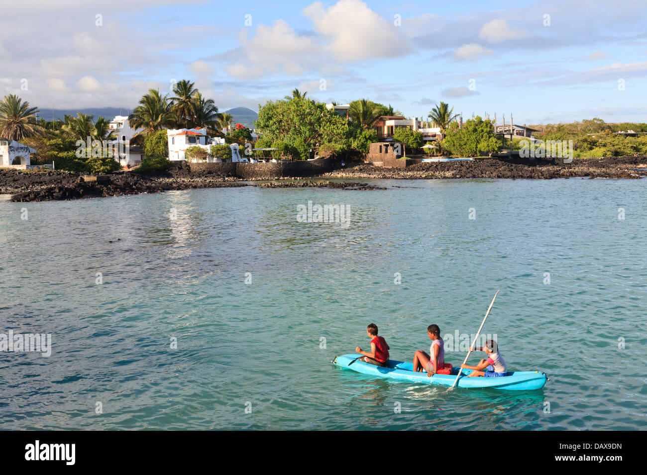 Puerto Ayora, Isola di Santa Cruz, Isole Galapagos, Ecuador Foto Stock