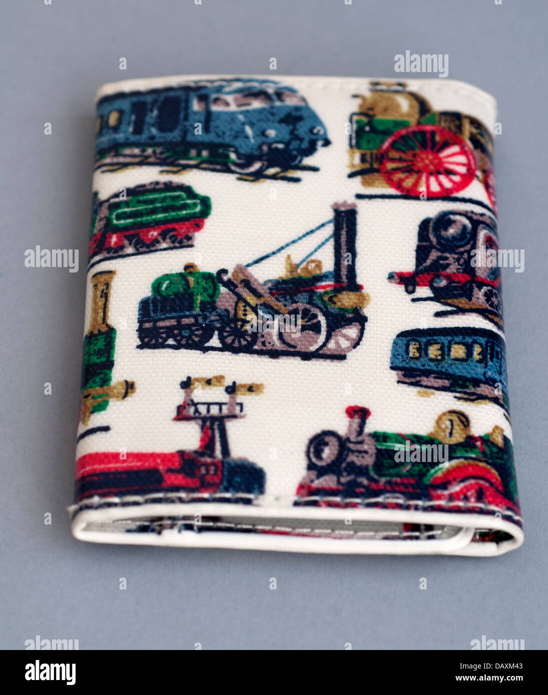 Cath Kidston design treni titolare del biglietto Foto Stock