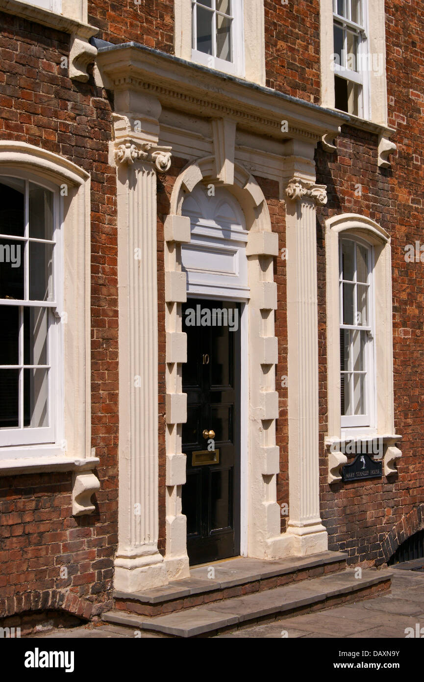 Edificio in stile georgiano, Castle Street, da Benjamin Holloway per il primo duca di Chandos, Bridgwater, Somerset, Inghilterra Foto Stock