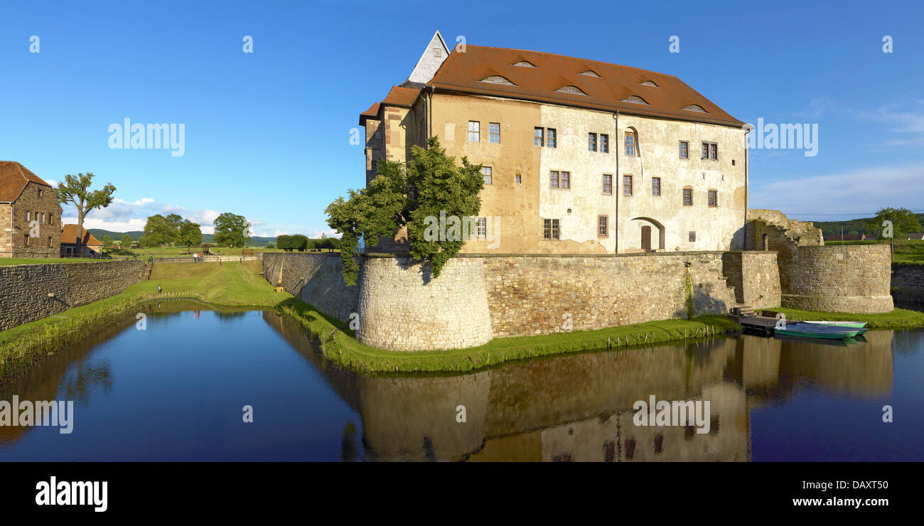 Il castello di Heldrungen, Kyffhäuserkreis, Turingia, Germania Foto Stock