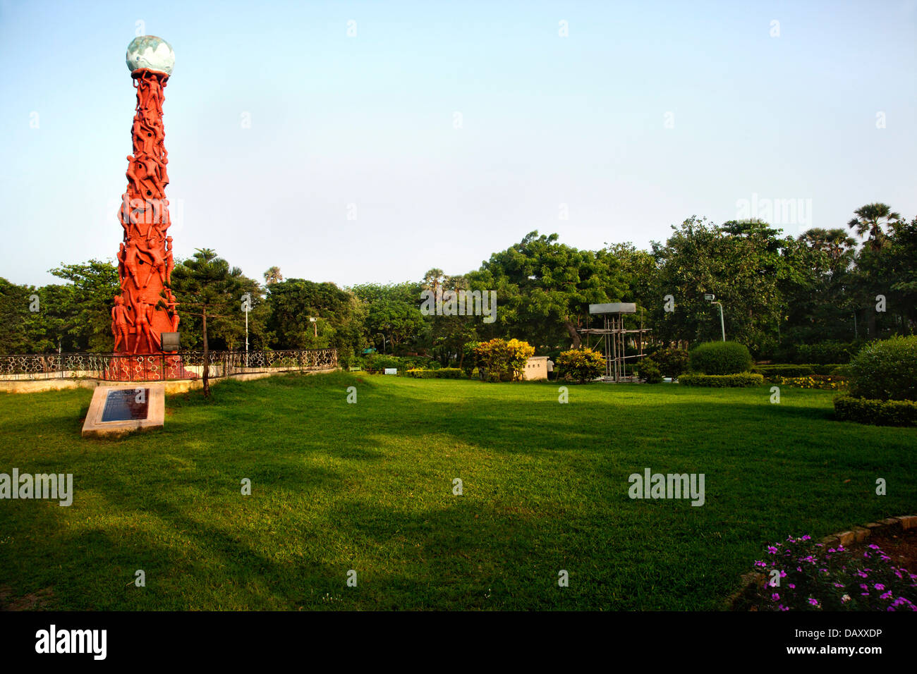 Torre in un parco, destino Tower, il Vuda Park, Visakhapatnam, Andhra Pradesh, India Foto Stock