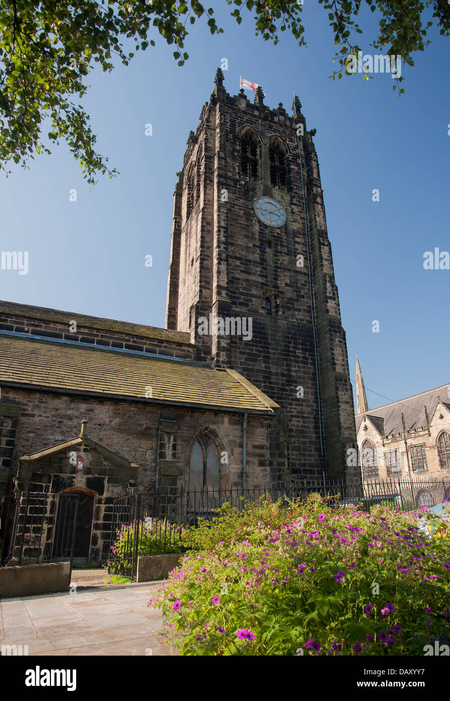 Halifax stile gotico minster Foto Stock