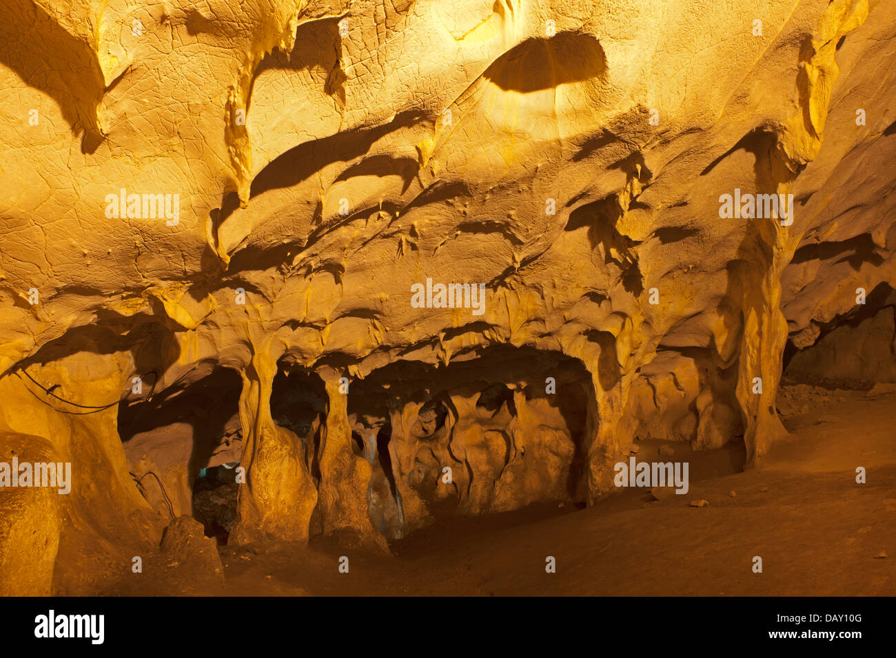 Türkei, Provinz Antalya, Dösemealti, Dorf Yagca, Karain Höhle Foto Stock
