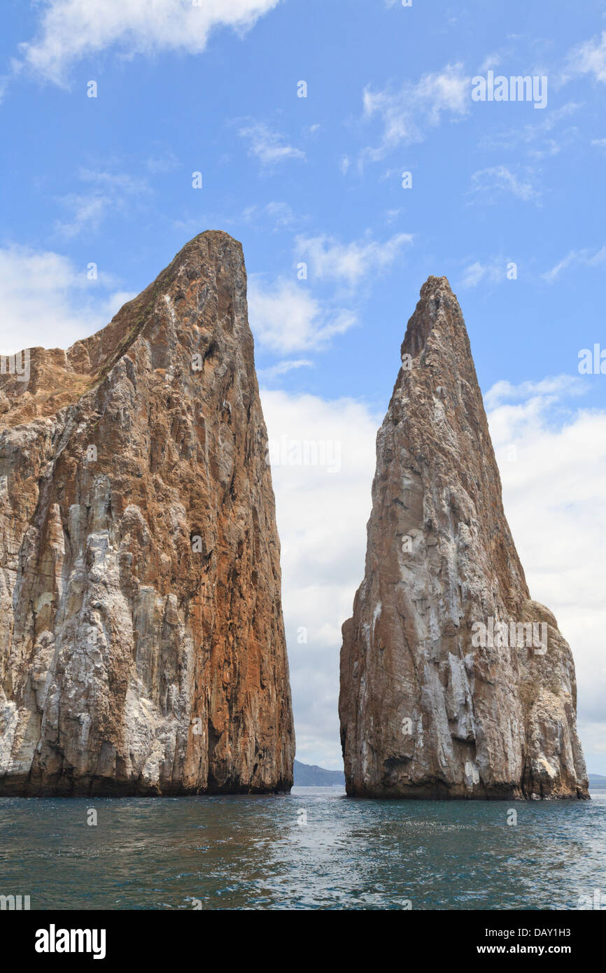 Kicker Rock, Leon Dormido, San Cristobal Island, Isole Galapagos, Ecuador Foto Stock